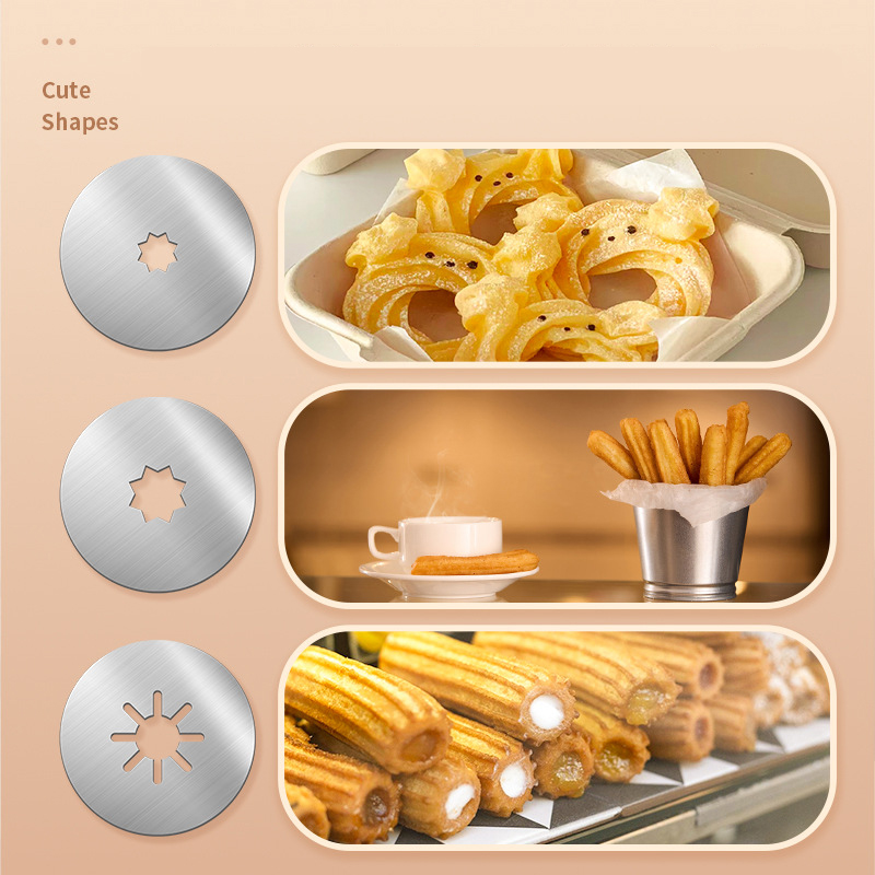 伝統的なチュロメーカー機クッキープレスキットマシンガン装飾絞 - Churros Maker Gun のレビューと価格