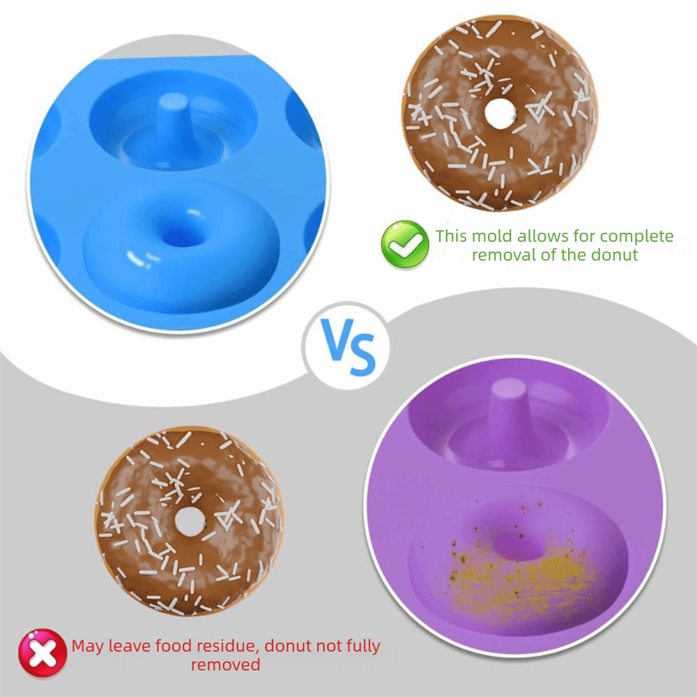 新しいシリコン製ドーナツ型、ノンスティック、食品グレードシリ - Donut Mold Silicone のレビューと価格