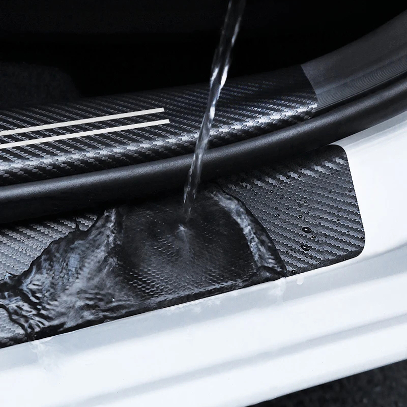 1/4/5枚セット 車のドアシルスカッフプレート装飾 カーボ - Crepe Pan Carbon のレビューと価格
