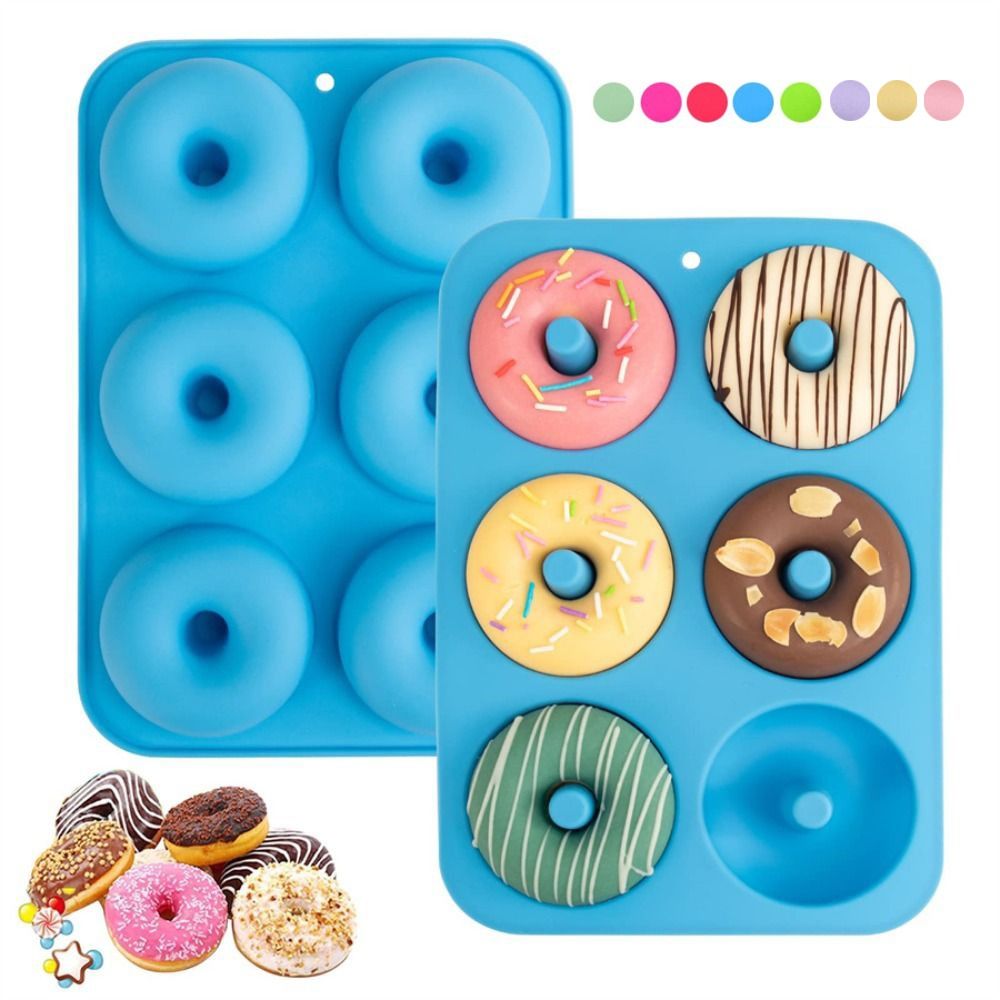 新しいシリコン製ドーナツ型、耐熱性、ノンスティック加工、柔軟 - Donut Mold Silicone のレビューと価格