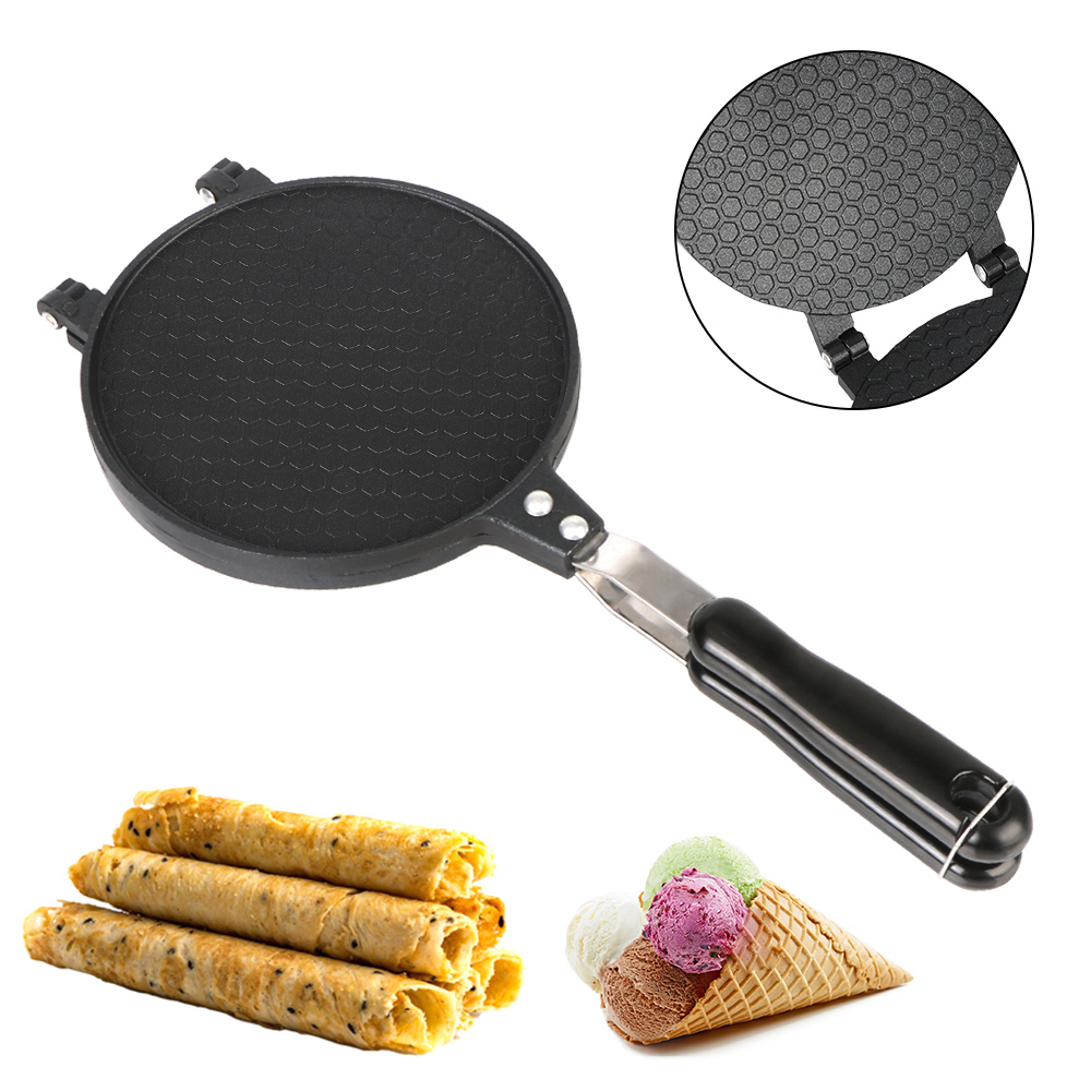 エッグロールベーキングパン、ワッフルメーカー、ケーキ、アイス - Egg Waffle Pan のレビューと価格