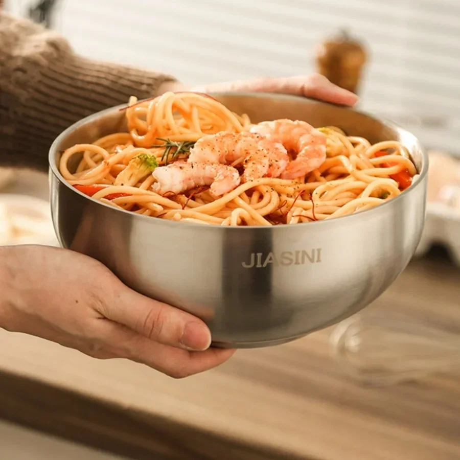大容量ステンレス製ボウル、二重断熱サラダ・フルーツボウル、軽 - Dim Sum Basket のレビューと価格